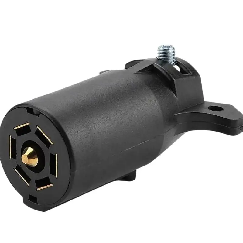 7 Pin Round Trailer Connector Male Female Wiring Adapter Plug 7 Way Plug Splice Connector Kit For RV Semitrailers
7 Pin Round Trailer Connector Male Female Wiring Adapter Plug 7 Way Plug Splice Connector Kit For RV Semitrailers