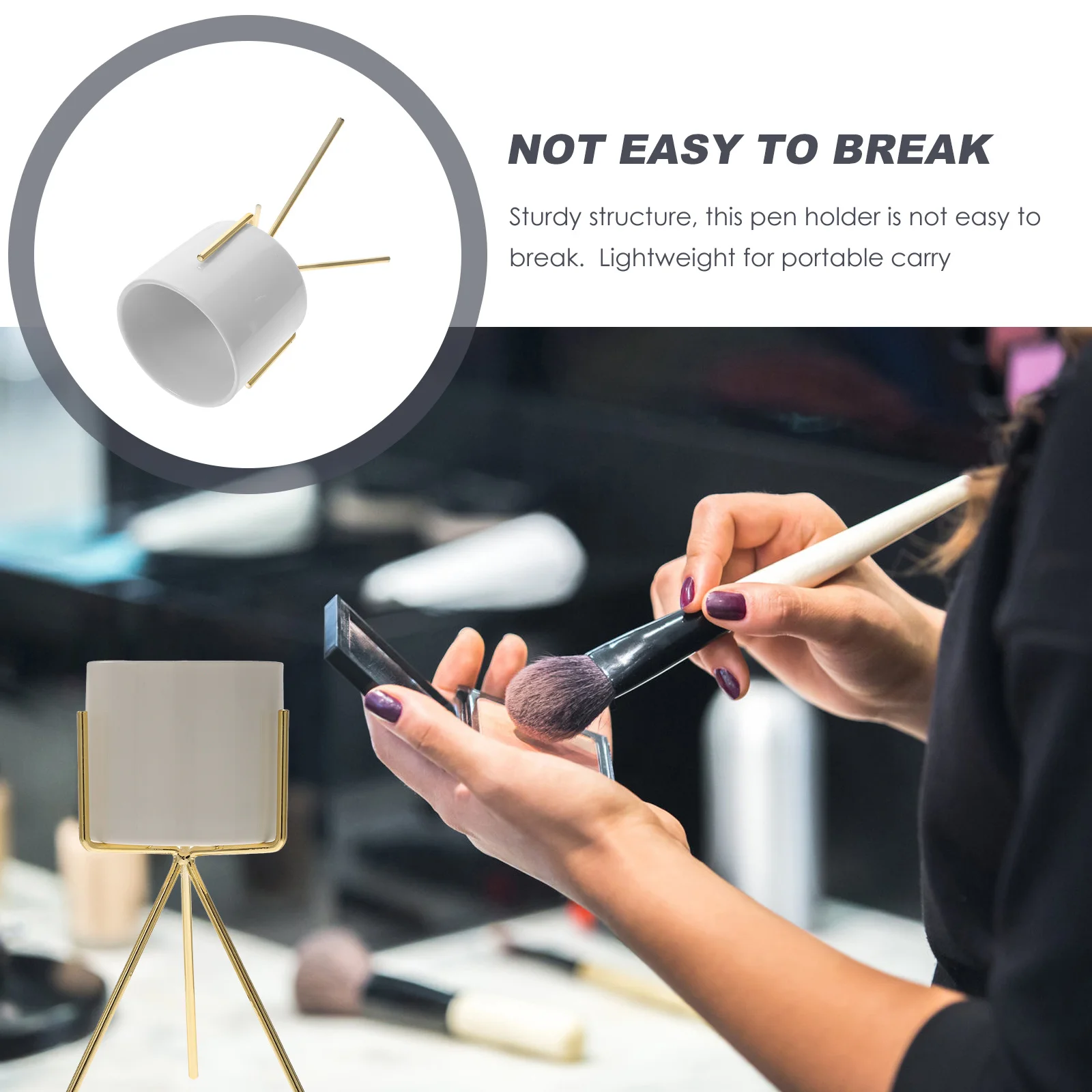 Premium Metal Pencil Holder Desktop Pen Organizer for Office Makeup Brushes Ruler Storage Box Multi-Functional Desk Stationery
Premium Metal Pencil Holder Desktop Pen Organizer for Office Makeup Brushes Ruler Storage Box Multi-Functional Desk Stationery