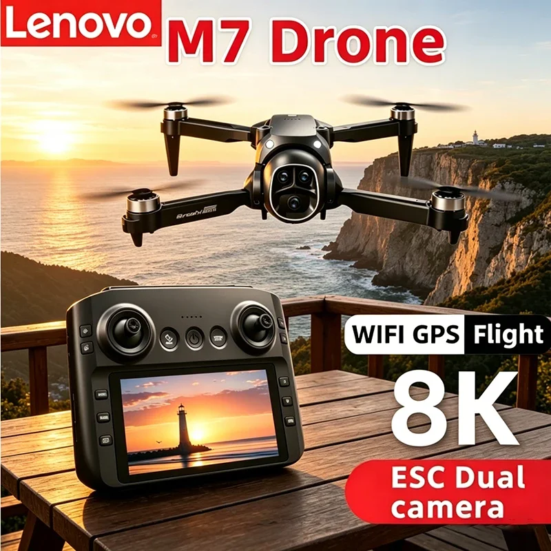 Lenovo M7 RC 8K Drone HD Dual Camera Professional Aerial Photography Quadcopter Portable Foldable Remote Control WiFi Aircraft
Lenovo M7 RC 8K Drone HD Dual Camera Professional Aerial Photography Quadcopter Portable Foldable Remote Control WiFi Aircraft