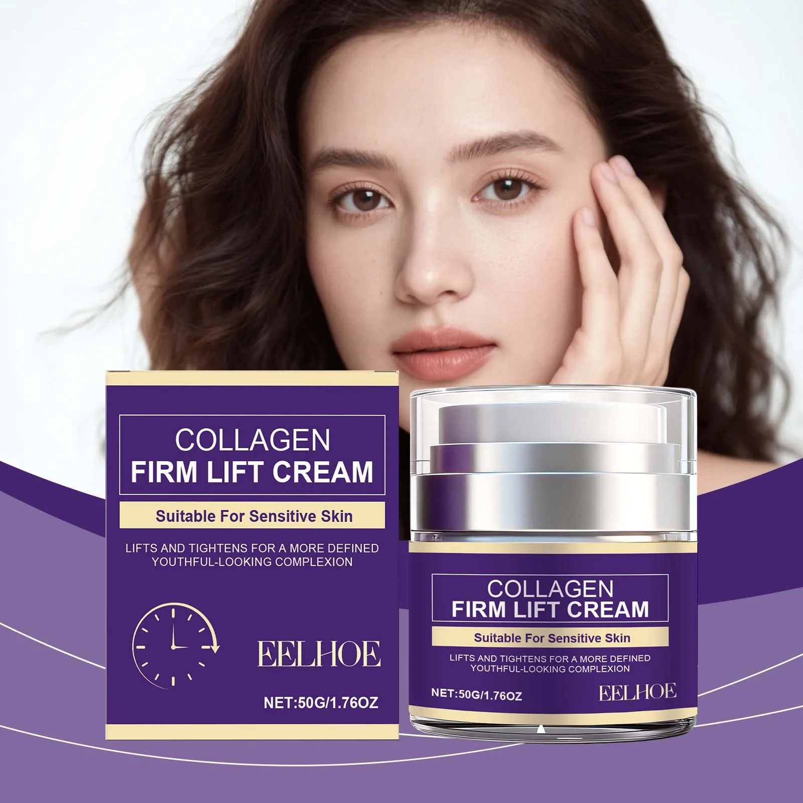 Collagen Firming Moisturizer-Deep Nourishment Brightens Skin Reduces Fine Lines Improves Roughness Enhances Contours Moisturizes
Collagen Firming Moisturizer-Deep Nourishment Brightens Skin Reduces Fine Lines Improves Roughness Enhances Contours Moisturizes
