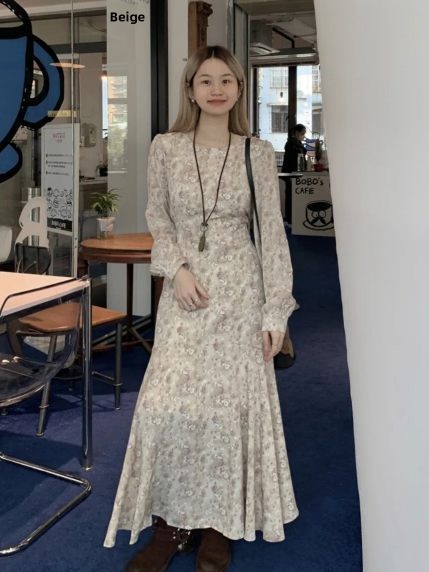 plus Size Floral Print Long Sleeve Dress Lazy Style Belted Slimming Design Early Autumn New Arrival A-Line Midi Dress
plus Size Floral Print Long Sleeve Dress Lazy Style Belted Slimming Design Early Autumn New Arrival A-Line Midi Dress