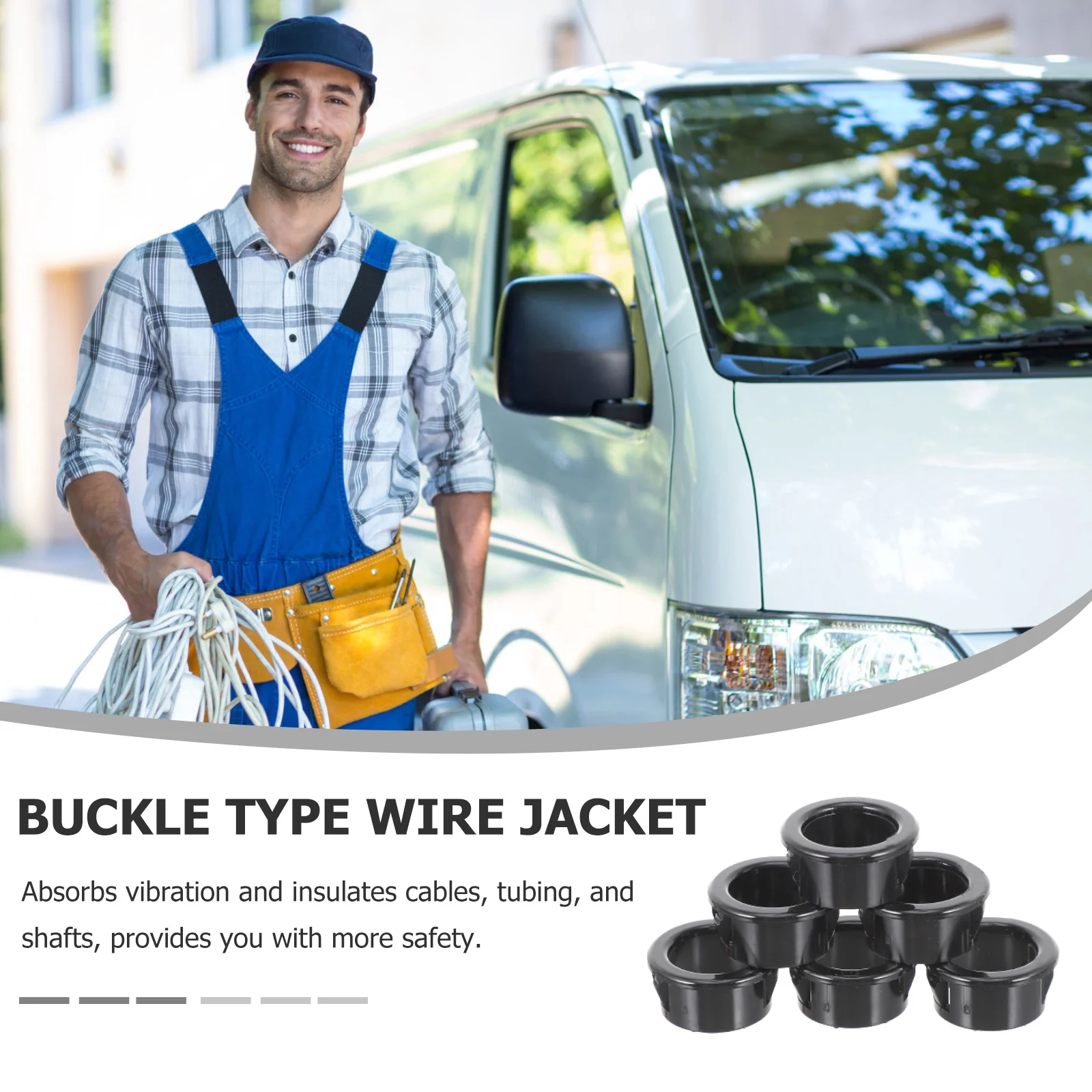 200 pcs Nylon Cable Snap Grommets Wear-Resistant Insulated Bushing For Wire Hose Tubing Power Distribution Box
200 pcs Nylon Cable Snap Grommets Wear-Resistant Insulated Bushing For Wire Hose Tubing Power Distribution Box