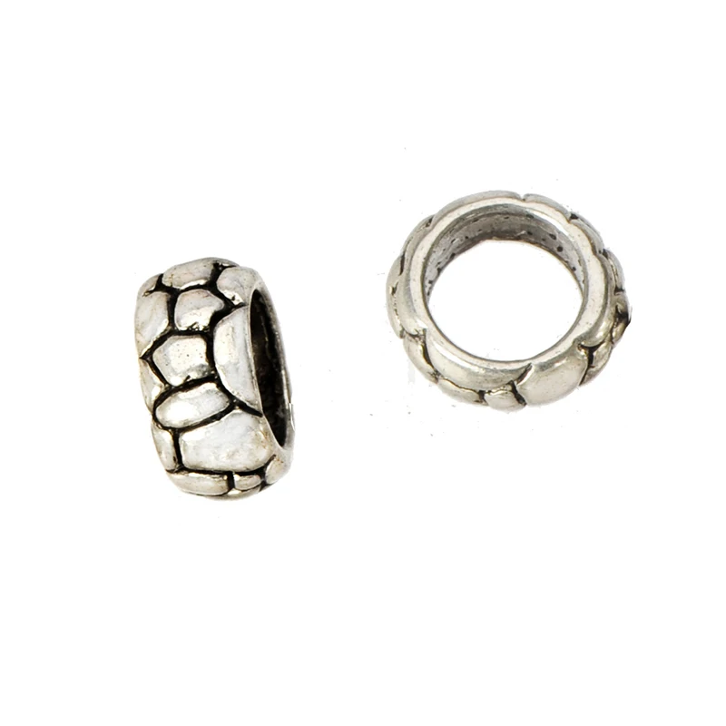 6mm Large Hole Beads For Paracord Bracelets Silver 50pcs/lot Snake Shape Alloy Supplier Fashion DIY Jewelry Ornaments Findings
6mm Large Hole Beads For Paracord Bracelets Silver 50pcs/lot Snake Shape Alloy Supplier Fashion DIY Jewelry Ornaments Findings