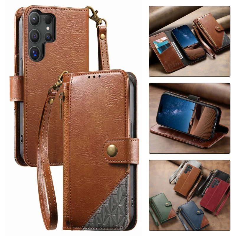 Retro Leather Wallet Phone Case for Samsung Galaxy S26 Ultra S25 Edge S24 FE S23 S22 A57 A37 A17 A56 A36 A16 Card Holder Cover
Retro Leather Wallet Phone Case for Samsung Galaxy S26 Ultra S25 Edge S24 FE S23 S22 A57 A37 A17 A56 A36 A16 Card Holder Cover