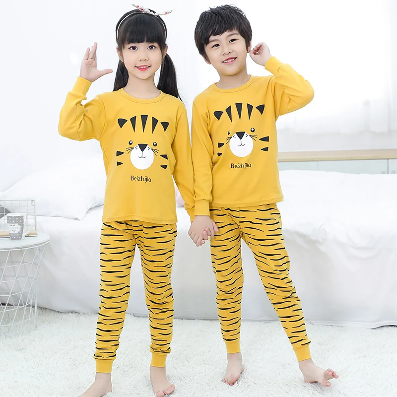 Boys' autumn clothes, autumn pants, children's underwear set, girls' pure cotton spring and autumn baby pajamas, cotton sweater
Boys' autumn clothes, autumn pants, children's underwear set, girls' pure cotton spring and autumn baby pajamas, cotton sweater
