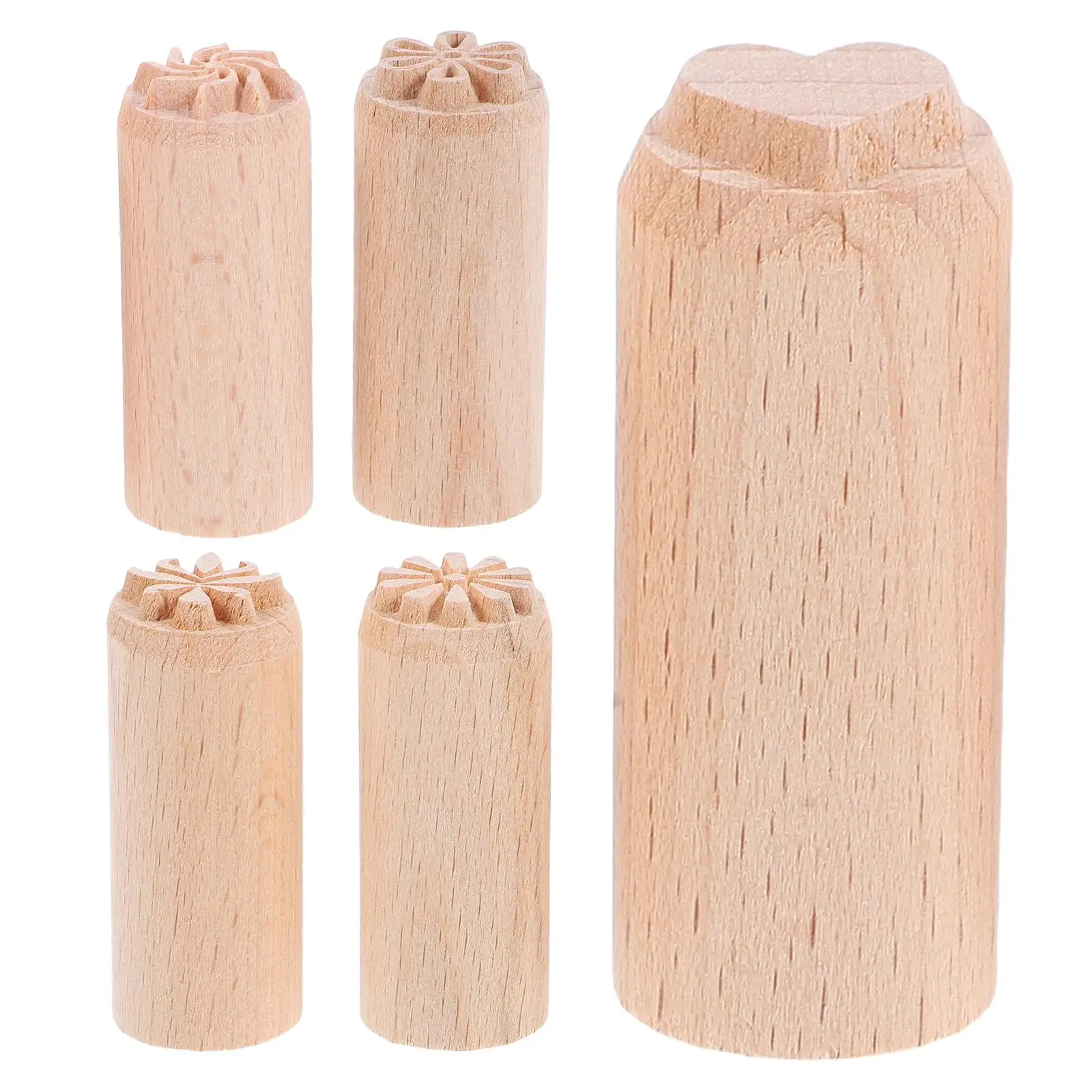 5pcs 2cm Wooden Stamps Clay Pottery Tools Lightweight Portable Craft Supplies Natural Wood Smooth Clear Pattern
5pcs 2cm Wooden Stamps Clay Pottery Tools Lightweight Portable Craft Supplies Natural Wood Smooth Clear Pattern