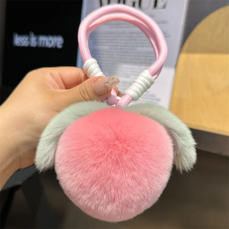 Natural Rex Rabbit Fur Keychain Furry Bag Charms 2025 Plush Keychain Car Keychains For Women Big Peach Keyring Rabbit Fur
Natural Rex Rabbit Fur Keychain Furry Bag Charms 2025 Plush Keychain Car Keychains For Women Big Peach Keyring Rabbit Fur