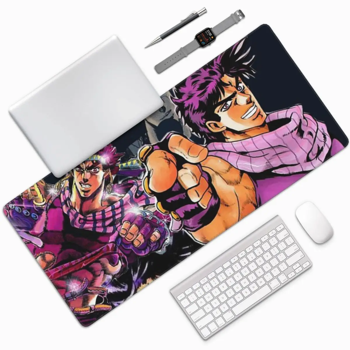Jojo Bizarre Adventure Joseph Joestar Large Mouse Pad Computer Keyboard Mouse Mat Gaming PC Laptop Desk Mat Office Table Mats
Jojo Bizarre Adventure Joseph Joestar Large Mouse Pad Computer Keyboard Mouse Mat Gaming PC Laptop Desk Mat Office Table Mats