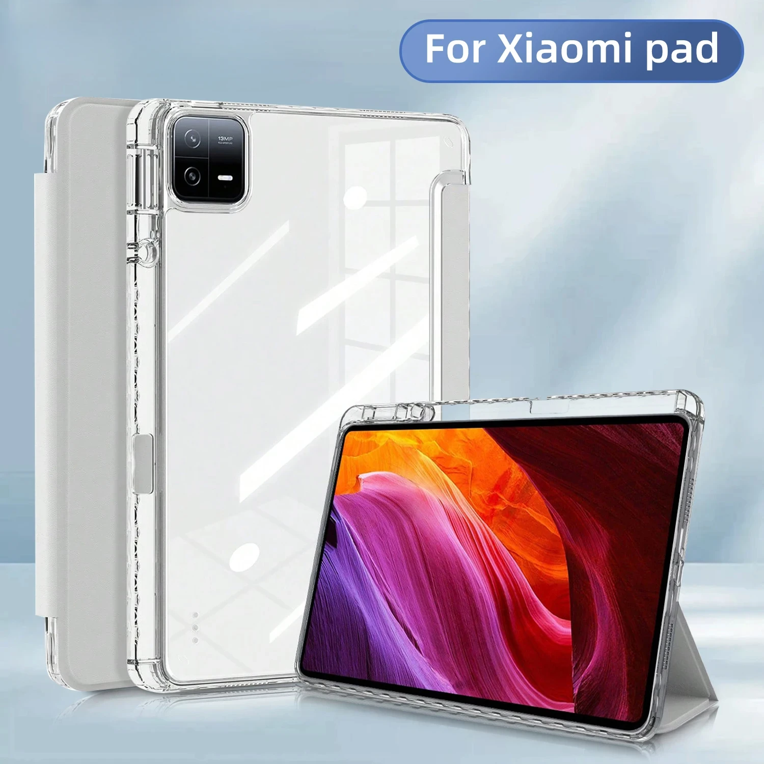 Для Xiaomi Pad 7 Pro 11,2-дюймовый чехол Mi Pad 6 5 Pro 11 дюймов Redmi Poco Pad Pro 12,1 Прозрачный чехол для планшета с держателем для ручки Awake/Sleep
Для Xiaomi Pad 7 Pro 11,2-дюймовый чехол Mi Pad 6 5 Pro 11 дюймов Redmi Poco Pad Pro 12,1 Прозрачный чехол для планшета с держателем для ручки Awake/Sleep
