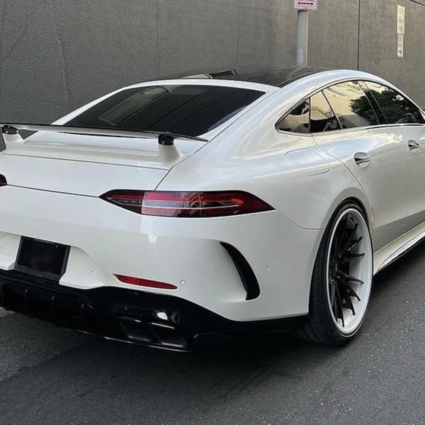Rear Bumper Splitter Lip Body Kit Spoiler Air Vent Cover Canard ABS Sticker For Mercedes-Benz X290 GT GT50 GT63 AMG 2019+
Rear Bumper Splitter Lip Body Kit Spoiler Air Vent Cover Canard ABS Sticker For Mercedes-Benz X290 GT GT50 GT63 AMG 2019+