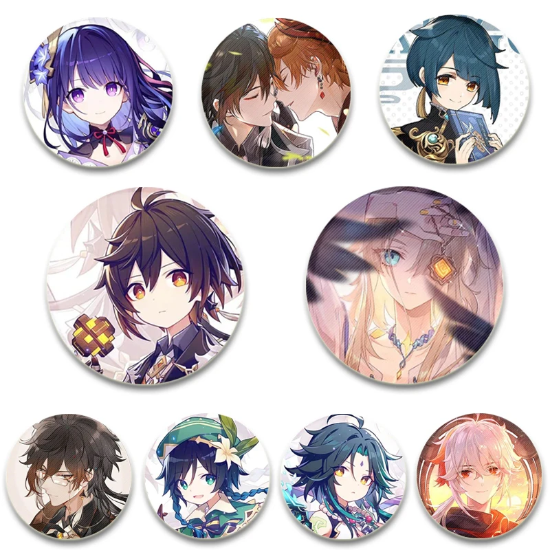 58/44/32mm Hot Game Genshin Impact Handmade Brooch for Clothes Cartoon Badge Backpack Decoration Lapel Pins Jewelry Accessories
58/44/32mm Hot Game Genshin Impact Handmade Brooch for Clothes Cartoon Badge Backpack Decoration Lapel Pins Jewelry Accessories