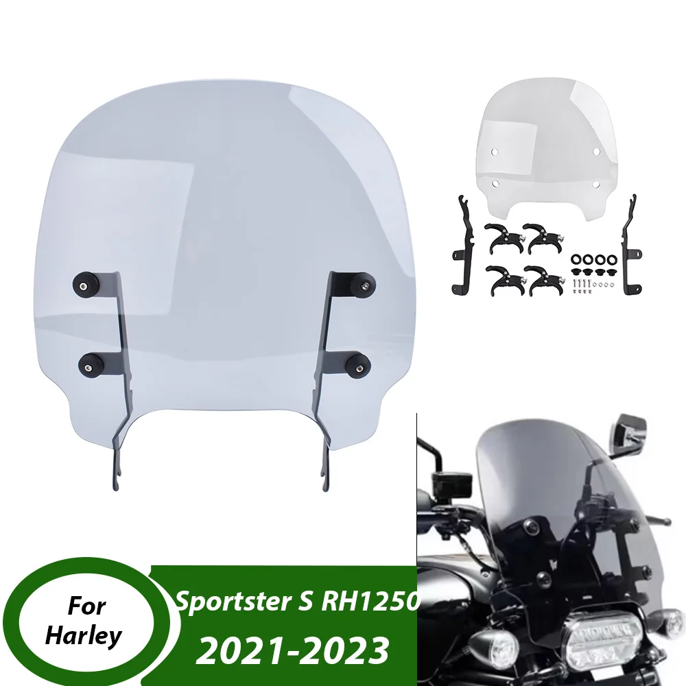 Motorcycle Windscreen Windshield Screen Shield Wind Deflector Bracket For Harley Sportster S RH1250 202 2022 2023 Accessories
Motorcycle Windscreen Windshield Screen Shield Wind Deflector Bracket For Harley Sportster S RH1250 202 2022 2023 Accessories