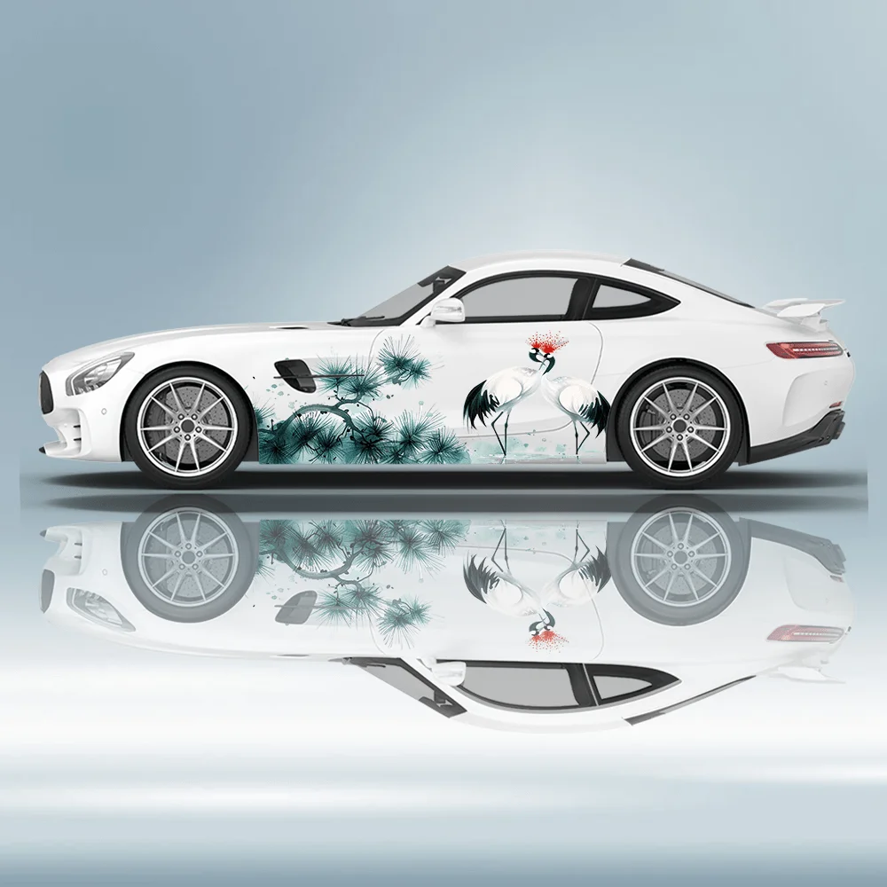 Red-crowned Crane Landscape Car Sticker Full Body Decoration Covering Scratches Protect Auto Sticker Waterproof Car Vinyl Wraps
Red-crowned Crane Landscape Car Sticker Full Body Decoration Covering Scratches Protect Auto Sticker Waterproof Car Vinyl Wraps