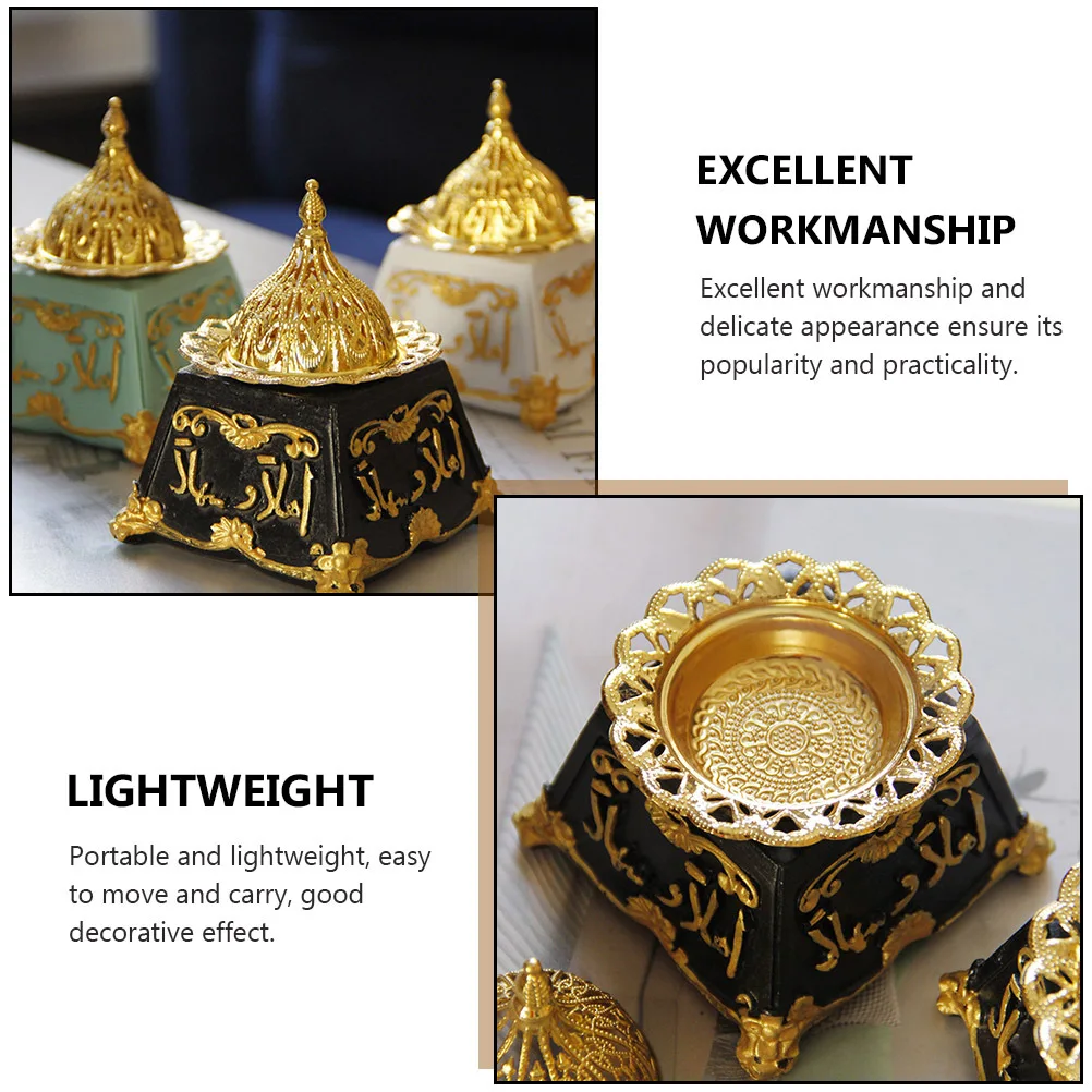 1Pcs Resin Vintage Incense Burner Decorative Censer Aroma Stove for Home Office Living Room Tea Room Aromatic Decoration
1Pcs Resin Vintage Incense Burner Decorative Censer Aroma Stove for Home Office Living Room Tea Room Aromatic Decoration