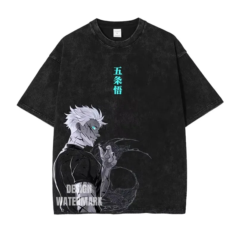 2026 Jujutsu Kaisen Gojo Satoru Printed T-shirt Men's and Women's Washed T-shirt High Quality Vintage Cotton T-shirt Y2K Tops
2026 Jujutsu Kaisen Gojo Satoru Printed T-shirt Men's and Women's Washed T-shirt High Quality Vintage Cotton T-shirt Y2K Tops