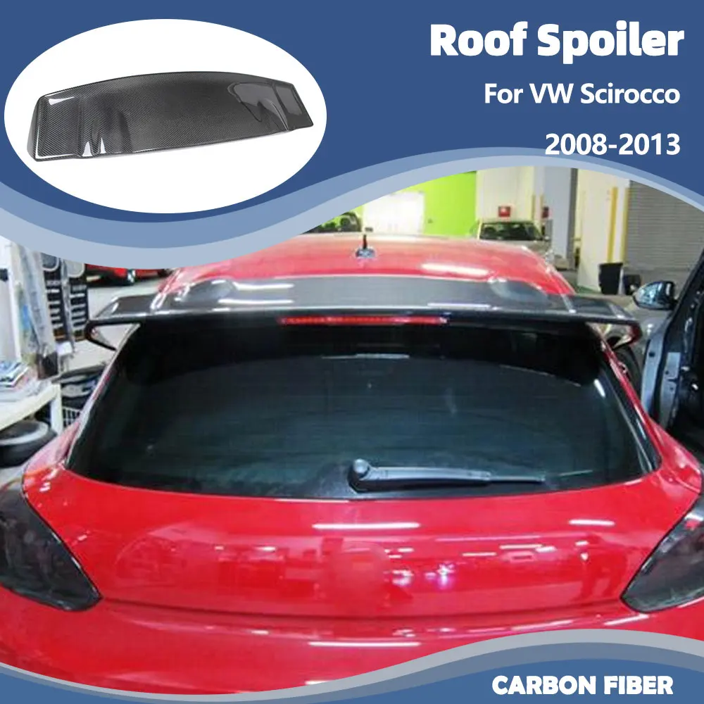 Carbon Fiber/FRP Rear Roof Spoiler for Volkswagen VW Scirocco 2008-2013 Non for R Rline Car Trunk Window Trim Wing Lip Spoiler
Carbon Fiber/FRP Rear Roof Spoiler for Volkswagen VW Scirocco 2008-2013 Non for R Rline Car Trunk Window Trim Wing Lip Spoiler