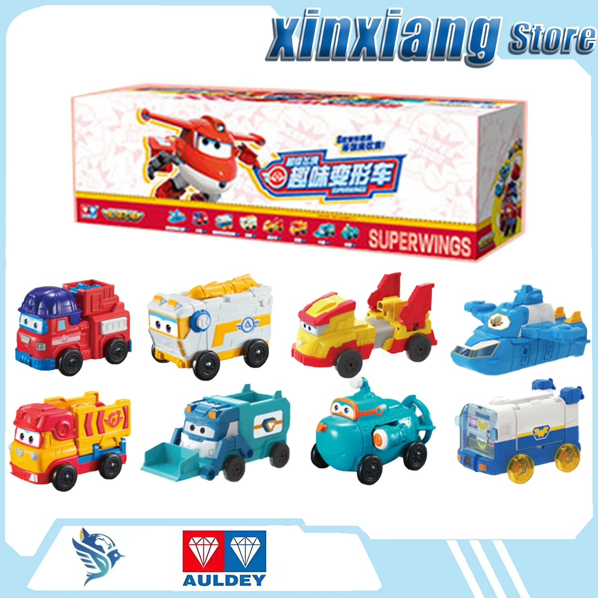 NEW Genuine AULDEY Super Wings Fun Transform Car Dual Morph Deformable Jett Toy Vehicle Boys Surprise Gift Toy Anime Peripheral
NEW Genuine AULDEY Super Wings Fun Transform Car Dual Morph Deformable Jett Toy Vehicle Boys Surprise Gift Toy Anime Peripheral