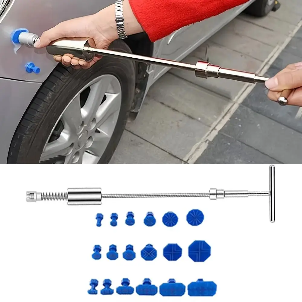 T Rod Car Dent Puller Tools with Gasket DIY Repair Dent Puller Auto Dent Pulling Tabs Easy To Use Car Dent Repair Kit
T Rod Car Dent Puller Tools with Gasket DIY Repair Dent Puller Auto Dent Pulling Tabs Easy To Use Car Dent Repair Kit