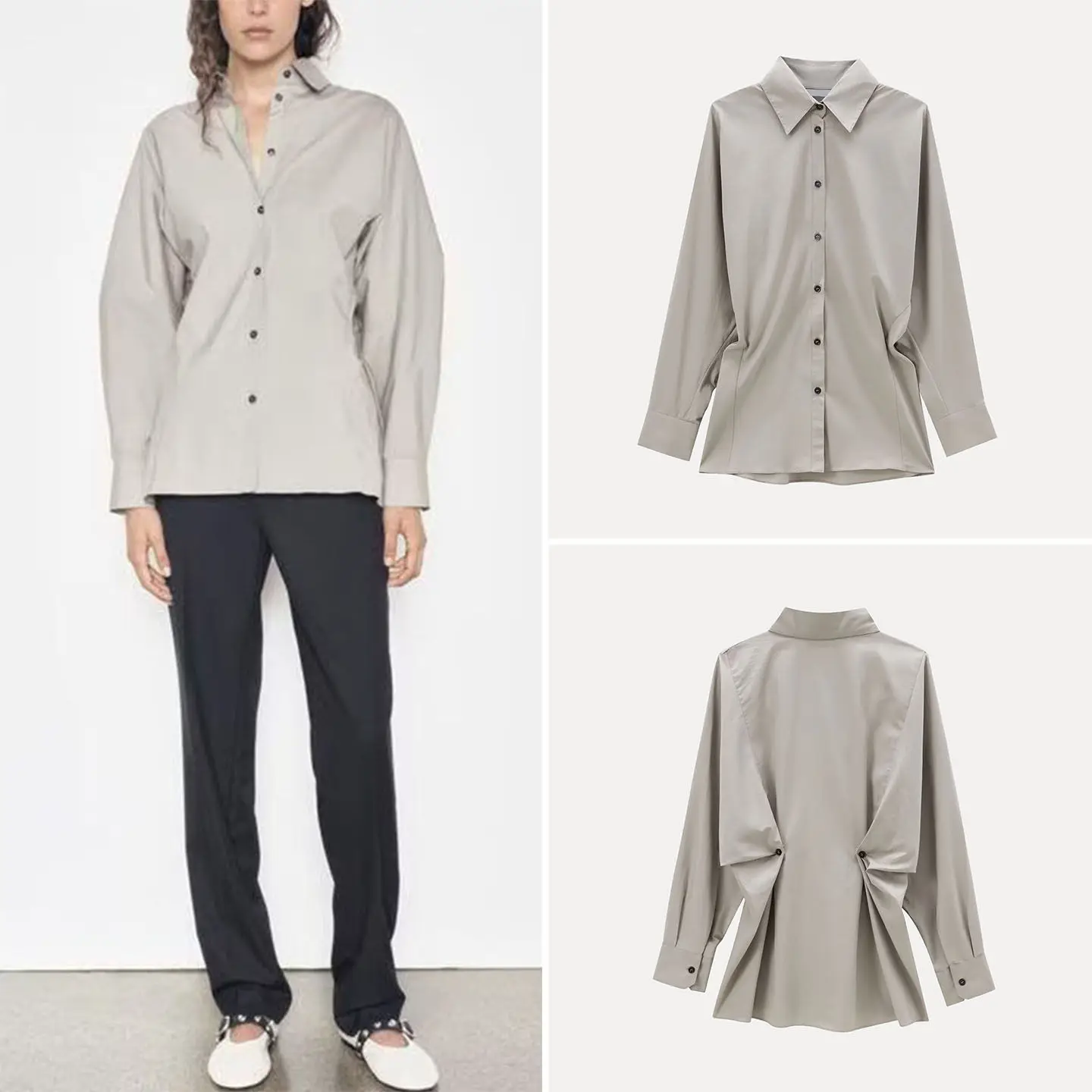 Fashionable Long Sleeve Button up Collar Shirt Women's Casual Style Slim Fit Shirt for Commuting And Daily Wear Summer 2026
Fashionable Long Sleeve Button up Collar Shirt Women's Casual Style Slim Fit Shirt for Commuting And Daily Wear Summer 2026