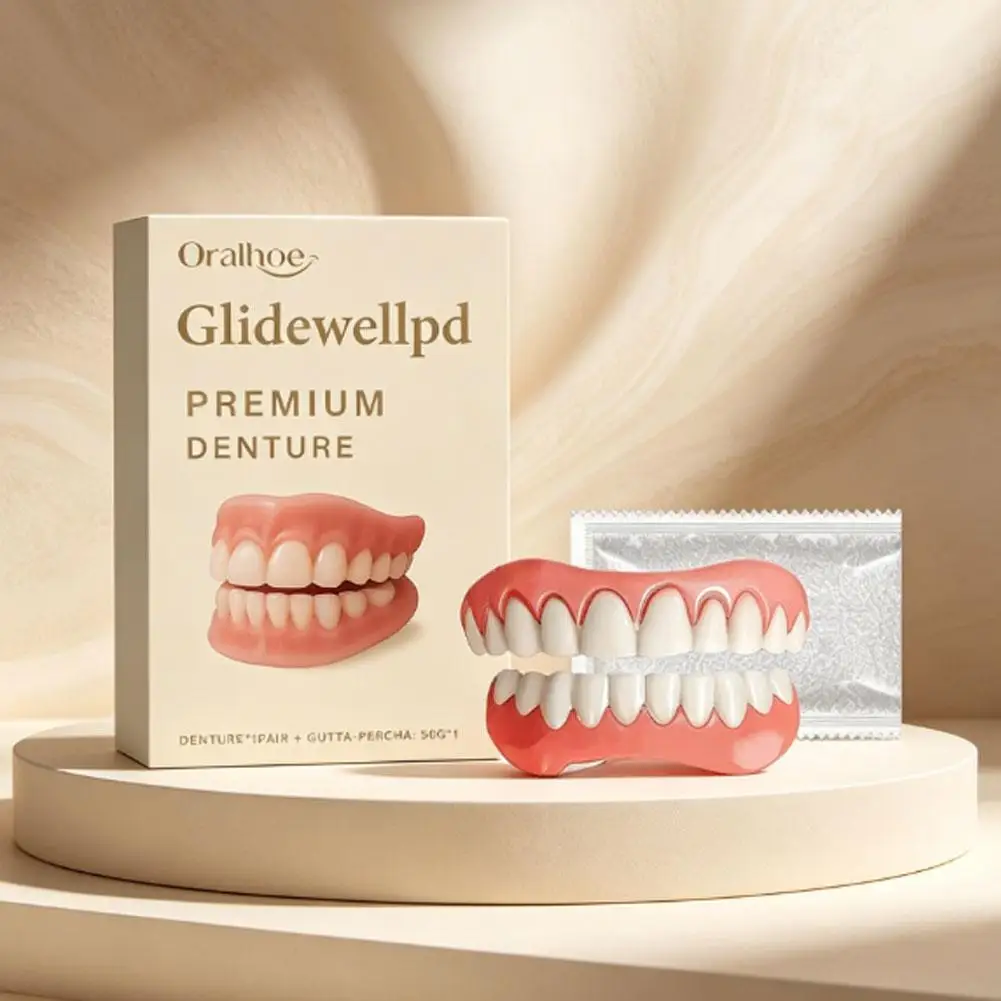 Friendly Natural Dentures Paste Veneers Teeth Care Kit Cosmetic Safe Silicone Full Denture Fake Teeth Perfect Laugh Reusable
Friendly Natural Dentures Paste Veneers Teeth Care Kit Cosmetic Safe Silicone Full Denture Fake Teeth Perfect Laugh Reusable