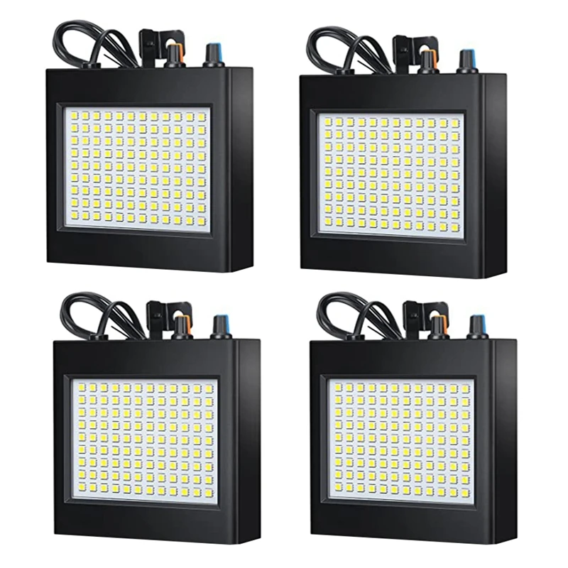 4 Strobe Lights White 108 Bright LED Bulbs Party Lights Black For Party Room Stage Dance Birthday DJ Bar Show US Plug
4 Strobe Lights White 108 Bright LED Bulbs Party Lights Black For Party Room Stage Dance Birthday DJ Bar Show US Plug