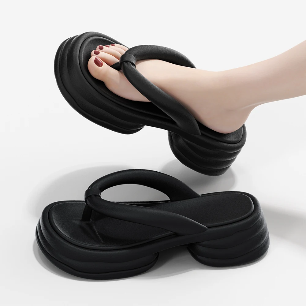 Thick Bottomed Outdoor Sandals Women's Slip-On Summer Flip Flops Casual Pure Color Flat Heel EVA Youth Footwear Trendy
Thick Bottomed Outdoor Sandals Women's Slip-On Summer Flip Flops Casual Pure Color Flat Heel EVA Youth Footwear Trendy