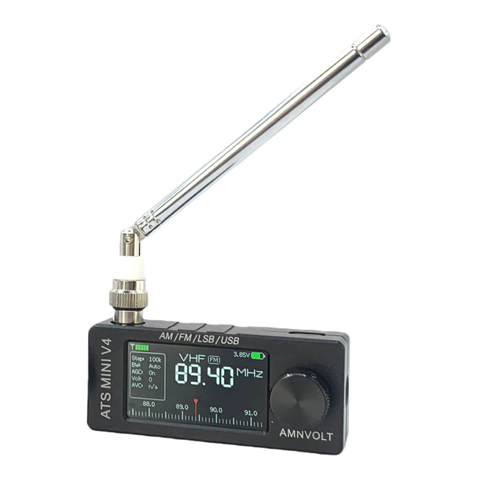 Портативное AM/FM-радио с DSP, 1,9-дюймовым IPS-экраном, приемником LSB, USB и транзисторным усилителем для использования в помещении и на улице
Портативное AM/FM-радио с DSP, 1,9-дюймовым IPS-экраном, приемником LSB, USB и транзисторным усилителем для использования в помещении и на улице