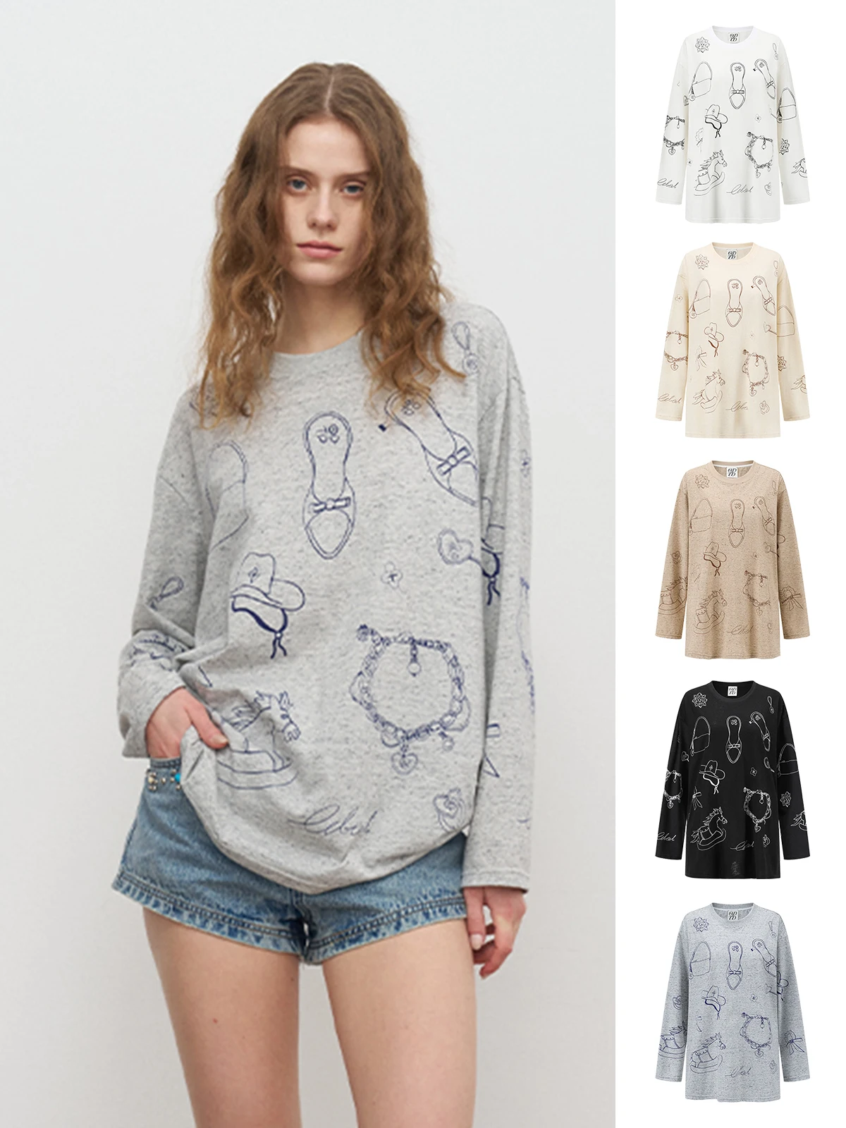 Brand Long Sve T-irt Hand-Dn Line Print Casual Sle Cotton Linen Blend round Ne Pullover for Women
Brand Long Sve T-irt Hand-Dn Line Print Casual Sle Cotton Linen Blend round Ne Pullover for Women