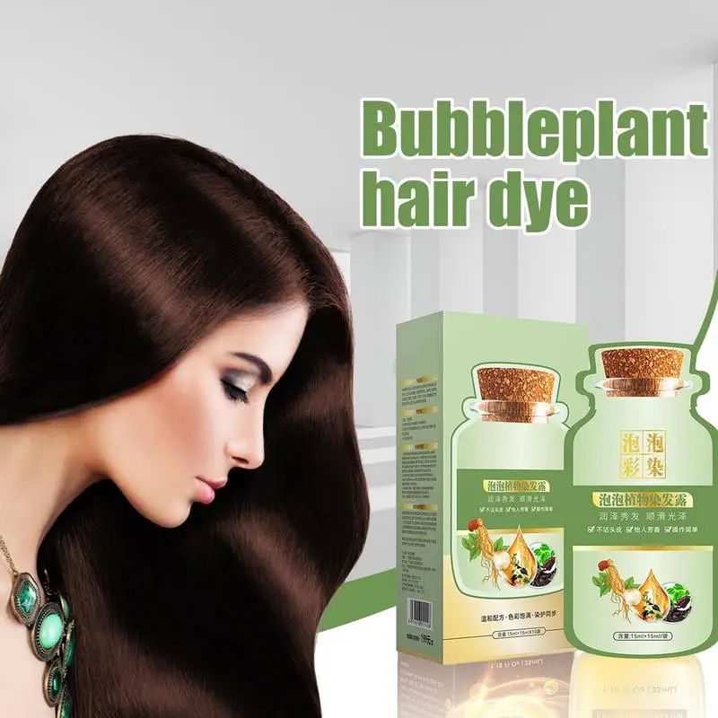 Bubble Hair Color 10pcs Instant Hair Color Shampoo Hair Coloring Hair Dye At Home For Thick Fine Curly Thin Straight Hair Easy
Bubble Hair Color 10pcs Instant Hair Color Shampoo Hair Coloring Hair Dye At Home For Thick Fine Curly Thin Straight Hair Easy