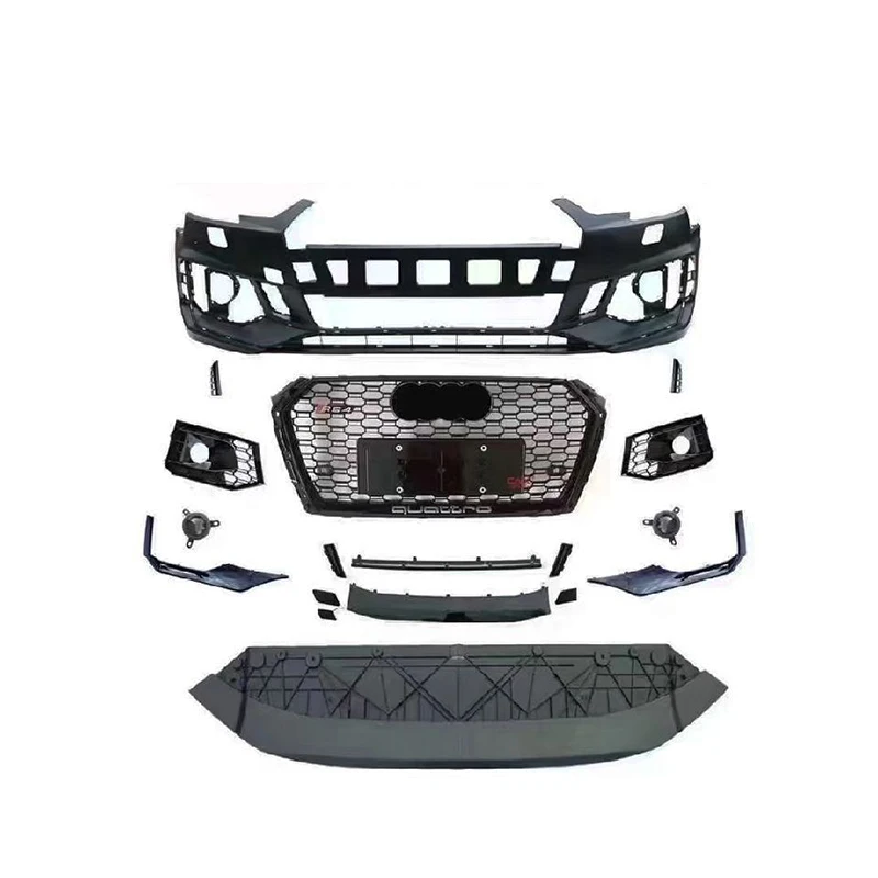 suitable for 2017-19 AUDI A4 B9 Body Kit Upgrade to RS4 External Front and Rear Bumper Grilles Upgrade From Old to New
suitable for 2017-19 AUDI A4 B9 Body Kit Upgrade to RS4 External Front and Rear Bumper Grilles Upgrade From Old to New