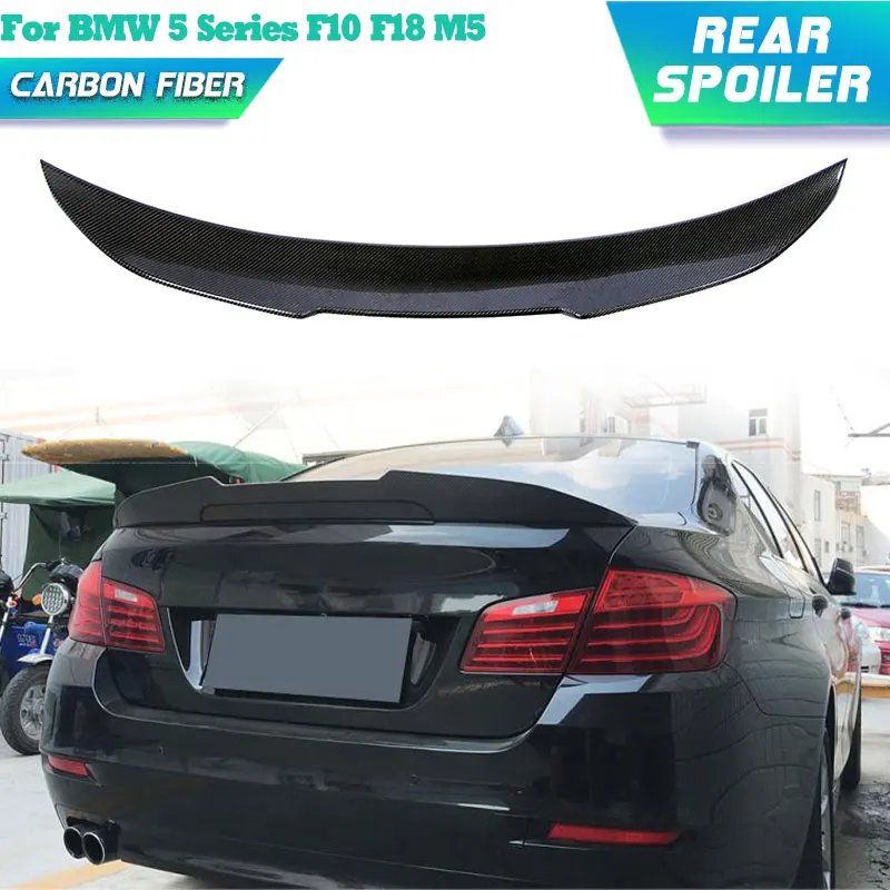 Carbon Fiber Car Rear Trunk Spoiler Wings for BMW 5 Series F10 F18 M5 Sedan 4-Door 2010-2016 Racing Rear Spoiler Boot Wing Lip
Carbon Fiber Car Rear Trunk Spoiler Wings for BMW 5 Series F10 F18 M5 Sedan 4-Door 2010-2016 Racing Rear Spoiler Boot Wing Lip