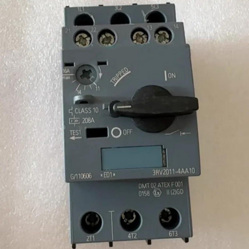 3RV1021-1AA10 3RV2011-4AA10 Motor Protection Circuit Breaker 1.1-1.6A 10-16A 0.55kW 7.5kW 3P Screw Terminal SIRIUS
3RV1021-1AA10 3RV2011-4AA10 Motor Protection Circuit Breaker 1.1-1.6A 10-16A 0.55kW 7.5kW 3P Screw Terminal SIRIUS