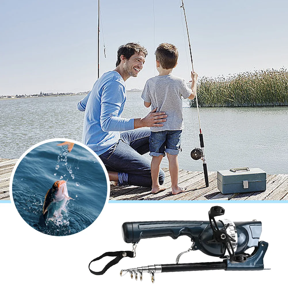 Portable Folding Fishing Pole with Reel Line Travel Rods Carbon Fiber Spinning Rod for Outdoor Fishing Gifts for Men
Portable Folding Fishing Pole with Reel Line Travel Rods Carbon Fiber Spinning Rod for Outdoor Fishing Gifts for Men