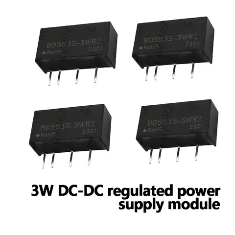 3W B1205S B2405S B1515S B0505S-3WR2 SIP4 DC-DC regüleli güç kaynağı modülü 12v - 5v İzolasyonlu Anahtarlamalı Güç Kaynağı 24V - 15V