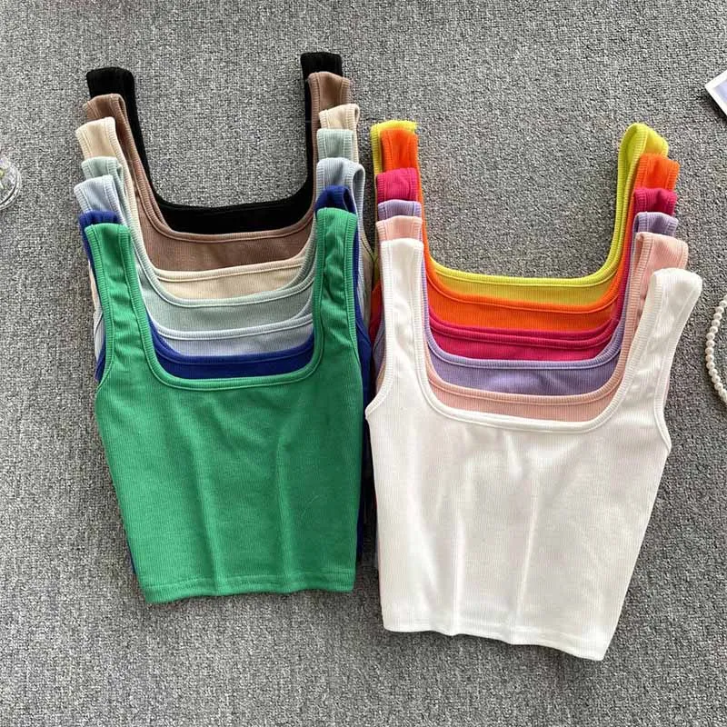 Strap ribbed vest Tank Top Women Sexy Backless Y2k Top Slim Fit Bottoming Blouse Solid Crop Top Sleeveless Camis Mujer
Strap ribbed vest Tank Top Women Sexy Backless Y2k Top Slim Fit Bottoming Blouse Solid Crop Top Sleeveless Camis Mujer
