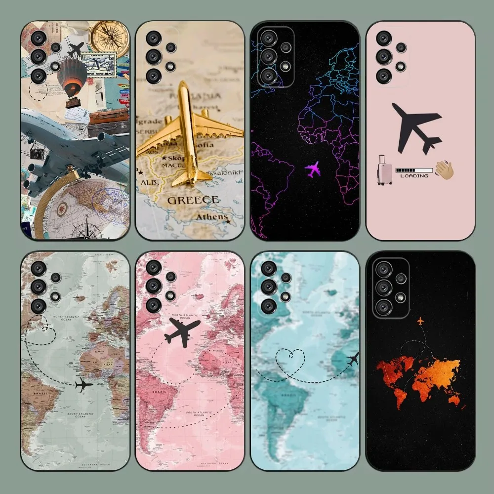 Airplane Map Phone Case For Samsung Galaxy A20,A21s,A22,A31,A32,A52,A53,A72,73,A80,A91 Soft Black Cover
Airplane Map Phone Case For Samsung Galaxy A20,A21s,A22,A31,A32,A52,A53,A72,73,A80,A91 Soft Black Cover