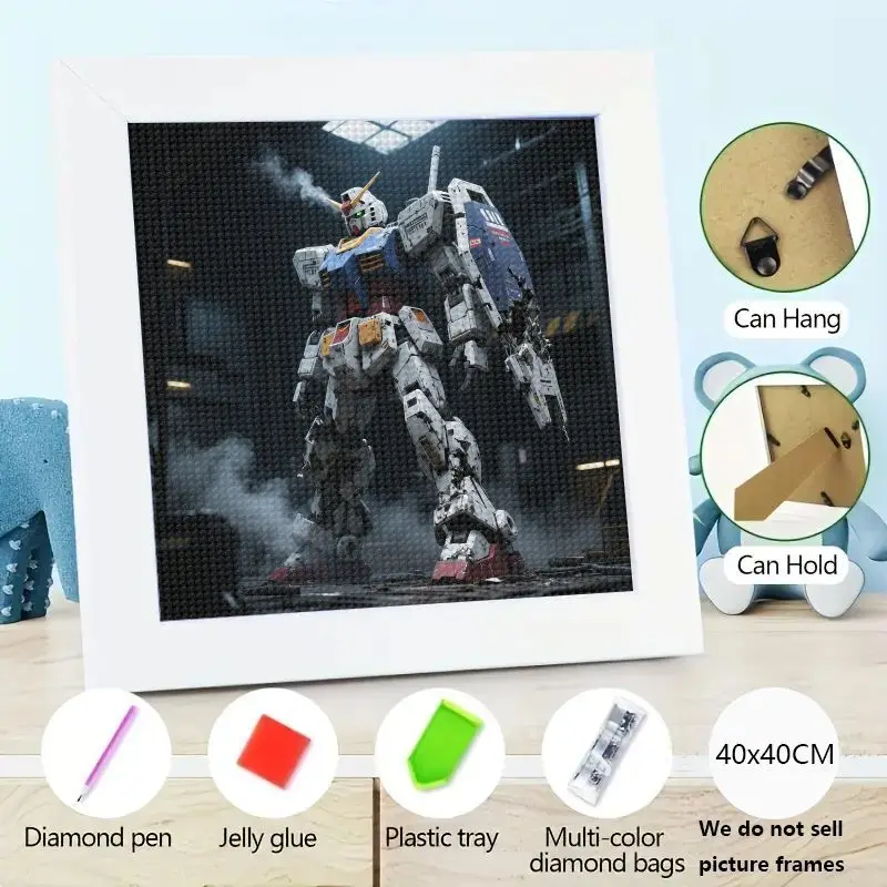 1 шт. DIY 5D Full Drill Diamond Painting Kit, Gundam Mecha Robot Anime Sci-Fi Battle Scene Diamond Art, Epic Robot Wall Decor Home
1 шт. DIY 5D Full Drill Diamond Painting Kit, Gundam Mecha Robot Anime Sci-Fi Battle Scene Diamond Art, Epic Robot Wall Decor Home