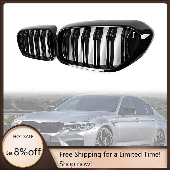 Front Bumper Grille 18-20 Double Slat Gloss Matte Black M Color Carbon for 5 Series G30 G38 2018-2020 ABS Auto Replacement
Front Bumper Grille 18-20 Double Slat Gloss Matte Black M Color Carbon for 5 Series G30 G38 2018-2020 ABS Auto Replacement