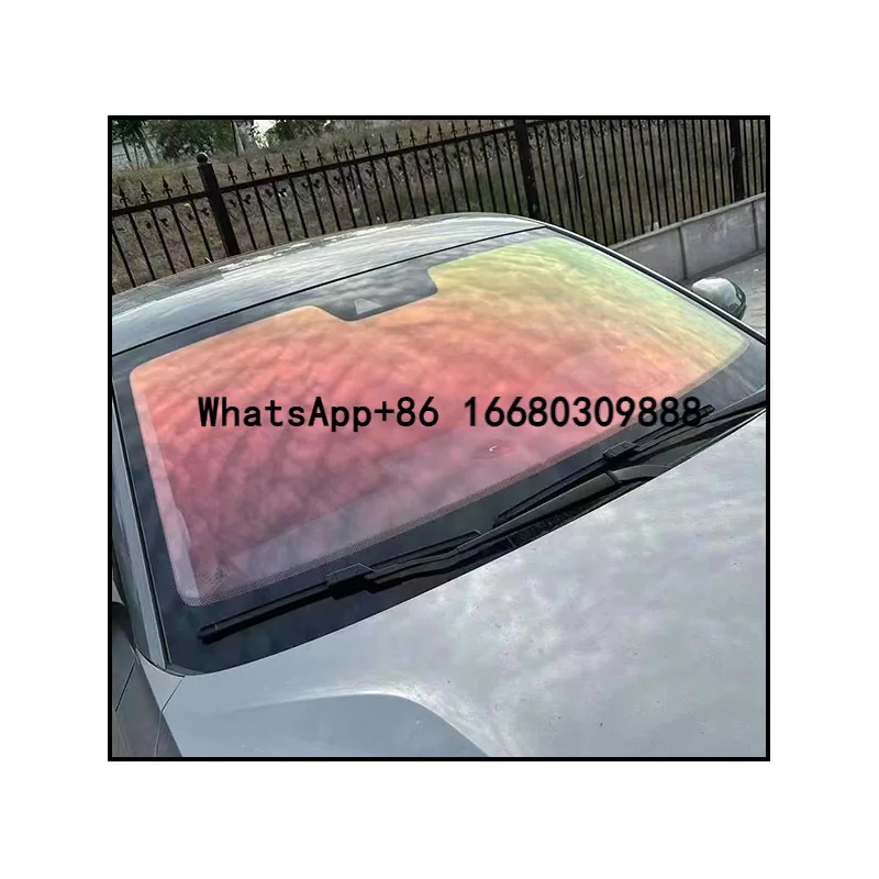 Sunset Red Chameleon Tint PET Window Film with 80% VLT Solar Colored Car Windshield Tint
Sunset Red Chameleon Tint PET Window Film with 80% VLT Solar Colored Car Windshield Tint