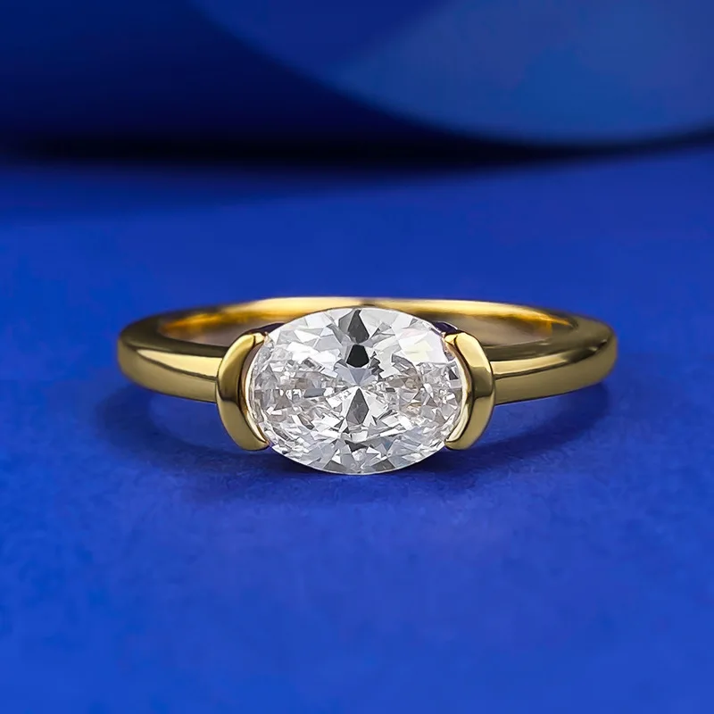 18K Gold 925 Sterling Silver Oval Cut 6*8 MM Lab Diamond Gemstone Vintage Ring for Women Wedding Party Jewelry
18K Gold 925 Sterling Silver Oval Cut 6*8 MM Lab Diamond Gemstone Vintage Ring for Women Wedding Party Jewelry