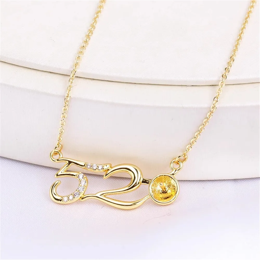 18K Gold Plated Pearl Chain Set, DIY Jewelry Making Supplies, Blank Pendant Bases for Handmade Accessories, No Pearl
18K Gold Plated Pearl Chain Set, DIY Jewelry Making Supplies, Blank Pendant Bases for Handmade Accessories, No Pearl