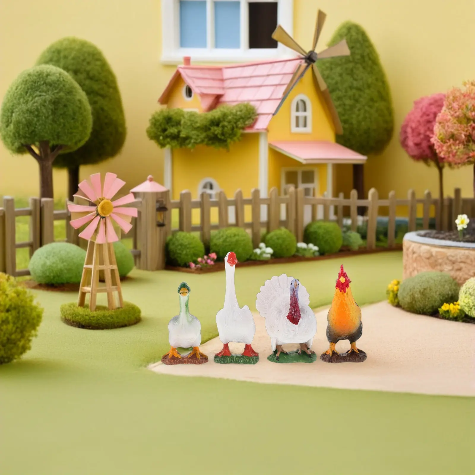 8Pcs Realistic Farm Animals Set Mini Plastic Chickens Ducks Geese for Educational Play Home Decor Farm Scene Mini Goose Figures
8Pcs Realistic Farm Animals Set Mini Plastic Chickens Ducks Geese for Educational Play Home Decor Farm Scene Mini Goose Figures