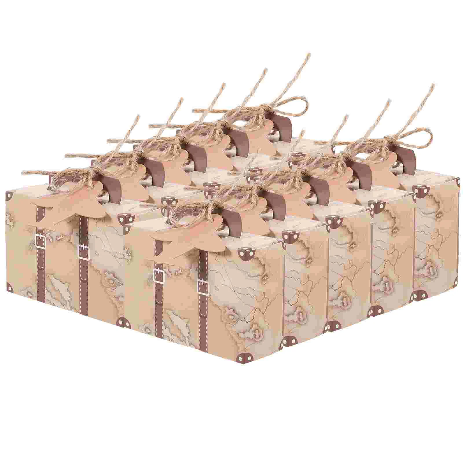 50 Pcs Retro Mini Suitcase Gift Boxes Vintage Yellow Travel Party Favor Wedding Decoration Candy Storage Boxes Spacious Sturdy
50 Pcs Retro Mini Suitcase Gift Boxes Vintage Yellow Travel Party Favor Wedding Decoration Candy Storage Boxes Spacious Sturdy
