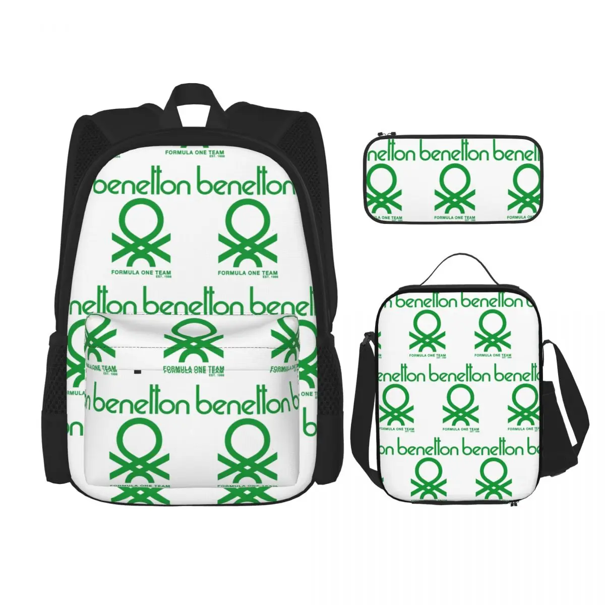 Benetton Backpacks Boys Girls Bookbag School Bags Rucksack Lunch Bag Pen Bag Three-Piece Set
Benetton Backpacks Boys Girls Bookbag School Bags Rucksack Lunch Bag Pen Bag Three-Piece Set