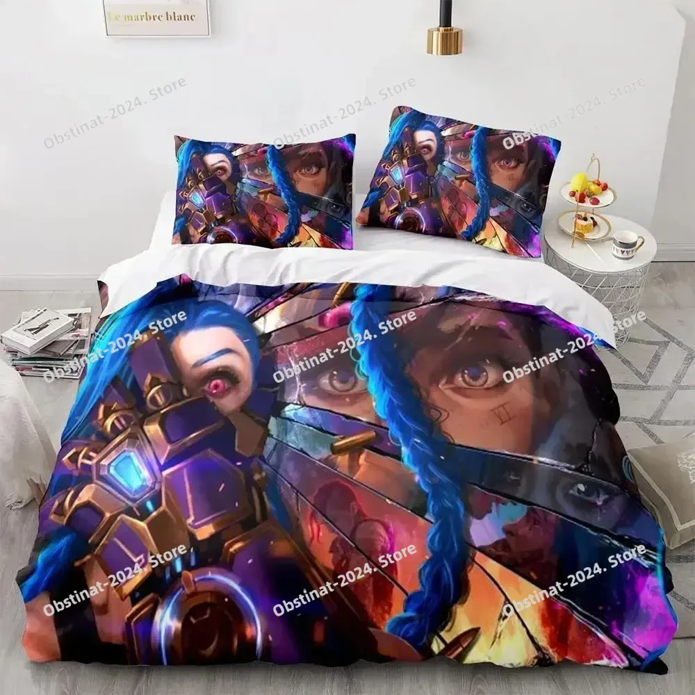 New 3d Print Game League of Legends Jinx Bedding Set Single Twin Full Queen King Size Bed Set Adult Kid Bedroom Duvet cover Sets
New 3d Print Game League of Legends Jinx Bedding Set Single Twin Full Queen King Size Bed Set Adult Kid Bedroom Duvet cover Sets
