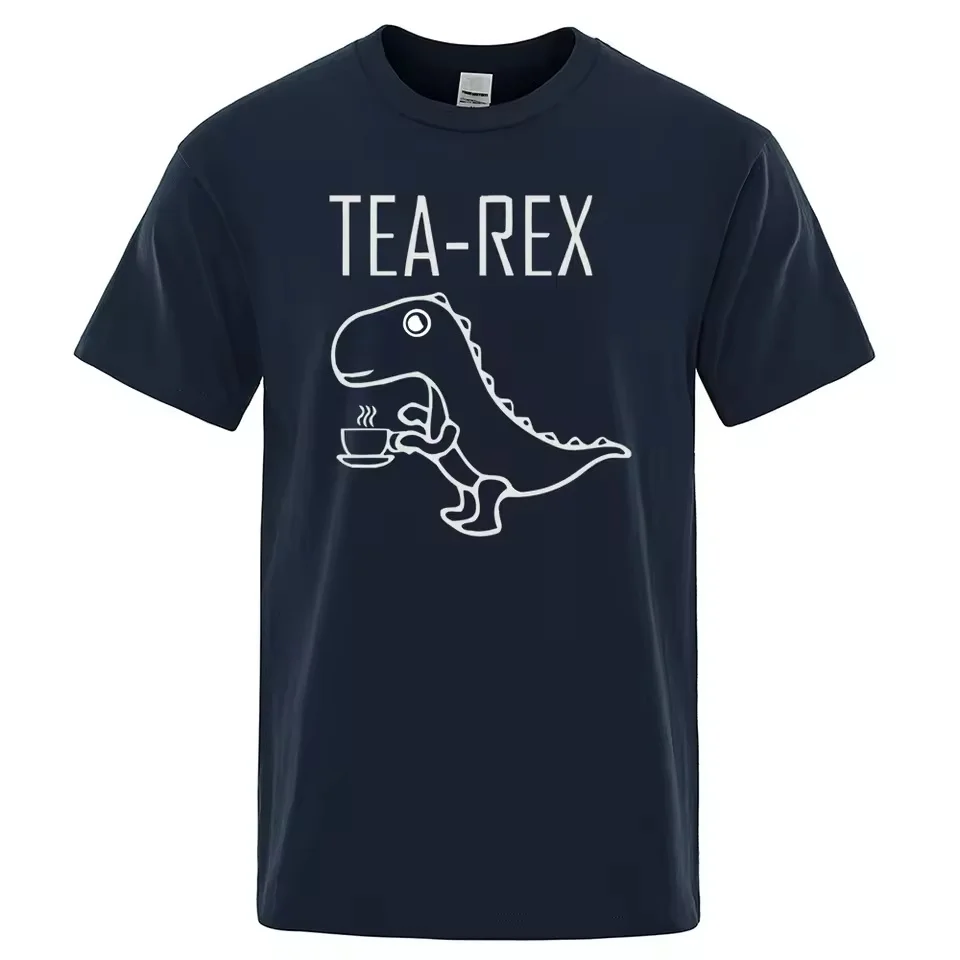 Men Women T-Shirts Tea Rex Funny Dinosaur Drink Coffee T Shirts Fashion Casual TShirt High Quality Streetwear Tops Tee Shirt
Men Women T-Shirts Tea Rex Funny Dinosaur Drink Coffee T Shirts Fashion Casual TShirt High Quality Streetwear Tops Tee Shirt