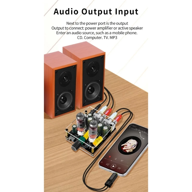 Профессиональный ламповый предусилитель 6K4 Усилители HiFi Tube Preamp Простое управление
Профессиональный ламповый предусилитель 6K4 Усилители HiFi Tube Preamp Простое управление