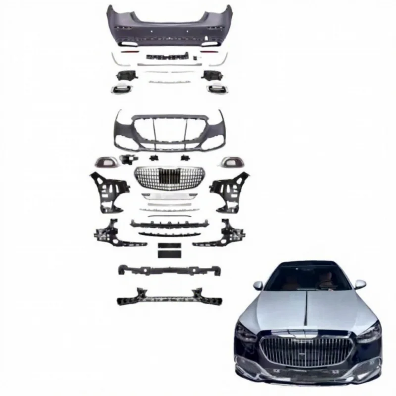 Suitable for Mercedes S Class W223 2021-2023 Maybach S480 S680 Style Unpainted Body Kit Front Rear Bumper Grille
Suitable for Mercedes S Class W223 2021-2023 Maybach S480 S680 Style Unpainted Body Kit Front Rear Bumper Grille