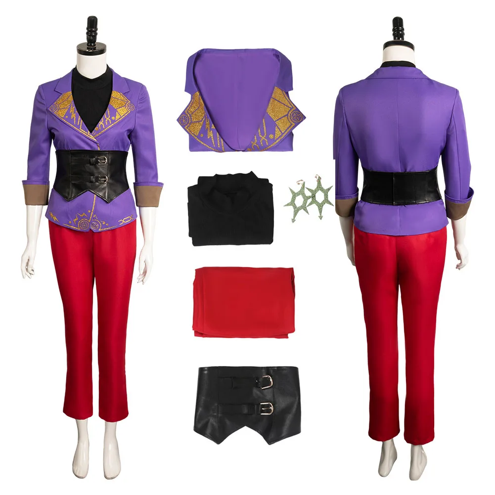 Anime Briar Cosplay Female Top Belt Pants Earrings Roleplay Costume Adult Woman Fantasy Disguise Outfits Halloween Carnival Suit 
Anime Briar Cosplay Female Top Belt Pants Earrings Roleplay Costume Adult Woman Fantasy Disguise Outfits Halloween Carnival Suit