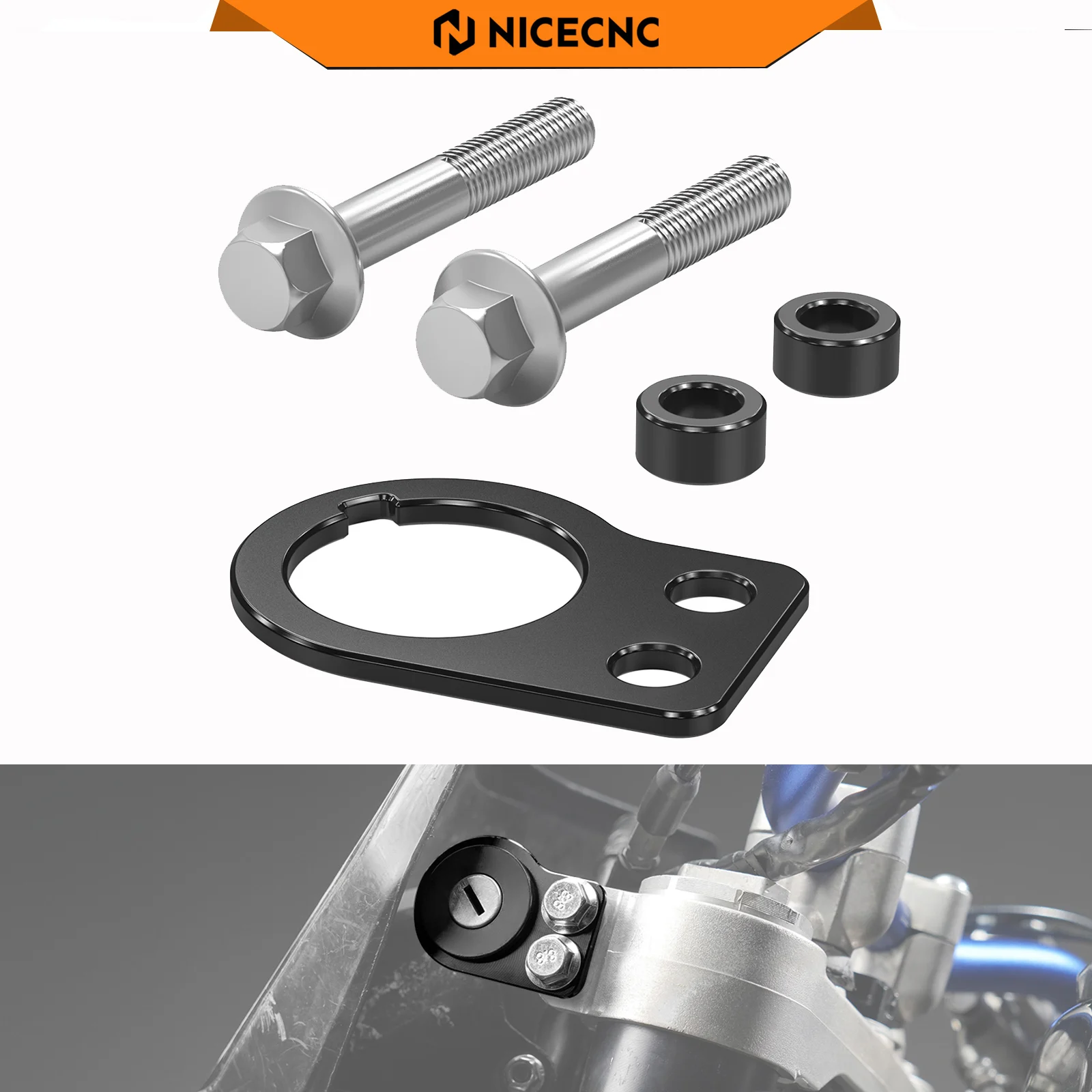 NICECNC Key Ignition Switch Relocation Bracket For Suzuki DRZ400SM DRZ 400 SM DRZ 400SM 2005-2024 6061 Aluminum CNC-machined
NICECNC Key Ignition Switch Relocation Bracket For Suzuki DRZ400SM DRZ 400 SM DRZ 400SM 2005-2024 6061 Aluminum CNC-machined